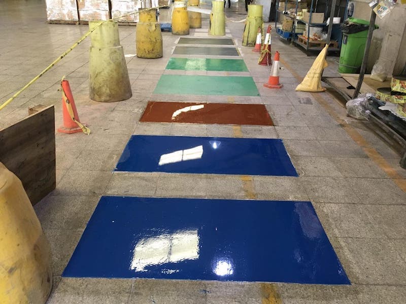 نمونه کفپوش اپوکسی